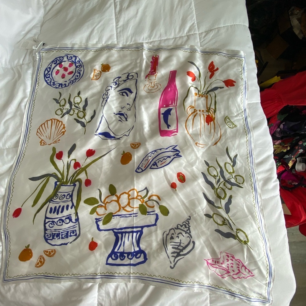 Madewell X Lisa Say Gah NWT Silk Scarf